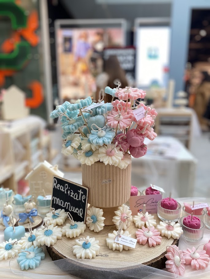 🌸Flori parfumate din ceară naturală de soia